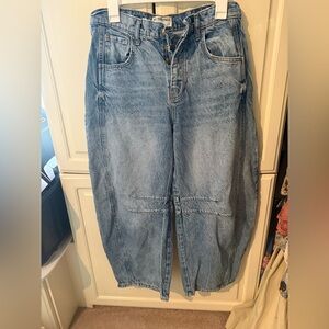 We The Free Good Luke Mid-Rise Barrel Jeans